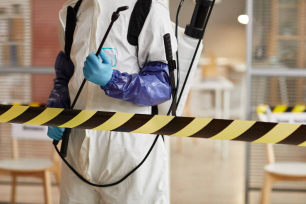 Professional Biohazard Cleanup technician working in Grays River, WA